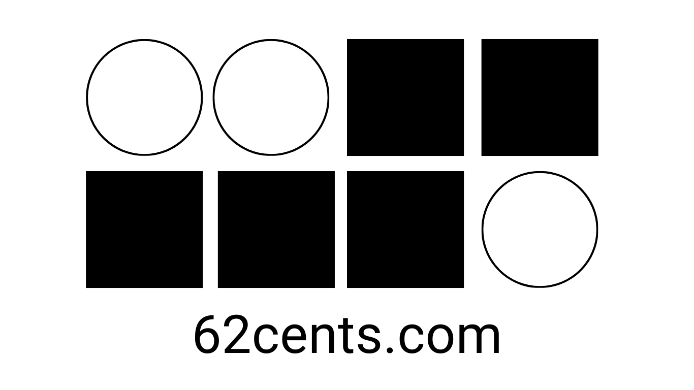 62 cents Logo large image